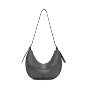 Vrečasta torbica LS COLLECTION Erik Style - siva, hobo