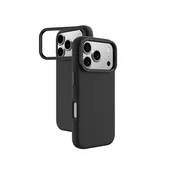 Ovitek Glamour za iPhone 17 Pro s stojalom - črn