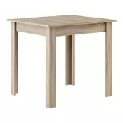 CASARREDO Jedilna miza JULIAN 80x80 cm, dekor hrast sonoma, laminirana plošča