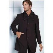 PLT9335 DEWBERRY MENS COAT-DIAGONAL BLACK