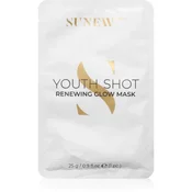 SUNEWMED+ Youth Shot Regenerating Glow Face Sheet Mask maska iz platna za regeneracijo obraza 6 kos