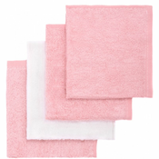 T-TOMI BIO Bamboo Baby Washcloths spužvica za tijelo Pink 25 x 25 cm 4 kom