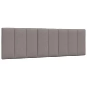 Vidaxl Blazina za vzglavje Hanko taupe 160 cm blago