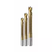 HOGERT Set nareznih burgija: 5/6/8 mm HSS
