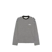 Bershka Majica črna/bela