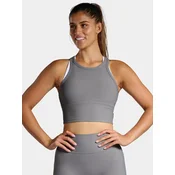 nordicdots Športni top Rib siva