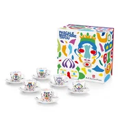 Illy Art Collection: PASCALE M. TAYOU 2022 skodelice za espresso s krožniki 6 x 60 ml
