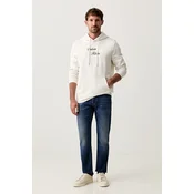 Calvin Klein Jeans pulover s kapuco moški bombažen