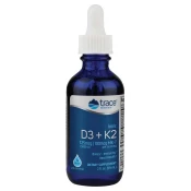 Trace Minerals Ionic D3 + K2, Ionized D3 + K2, 5000 IU + 125 µg, 59 ml