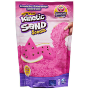 Kineticki pijesak Spin Master - Kinetic Sand, s aromom lubenice, roza, 227 g