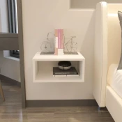 Hanah Home Nocni stocic Dora, 45x21.1x35 cm, Beli