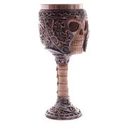 Ukrasni pehar Skull Warrior Gothic, 18 x 7,5 cm