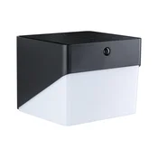 Paulmann LED-stenna svetilka Lioren, 230 V + Solar, črna, 17 cm - Sodobni - Plastika