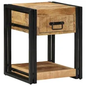 vidaXL vidaXL Nočna omarica 40x40x50 cm masiven neobdelan les mango, (5000298606)