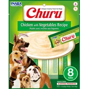 INABA Dog Churu Püré - piščanec z zelenjavo 8 x 20 g