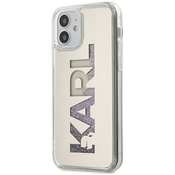 Karl Lagerfeld KLHCP12SKLMLGR iPhone 12 mini 5,4 silver hardcase Mirror Liquid Glitter Karl (KLHCP12SKLMLGR)
