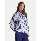 Calvin Klein Srajca LV044F123G Modra Relaxed Fit
