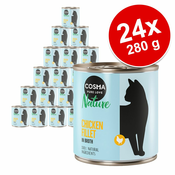 Varčno pakiranje Cosma Nature 24x280 g - Piščanec & tuna s sirom-15 % Zimska Razprodaja