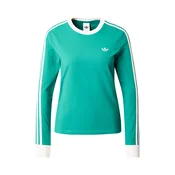 ADIDAS ORIGINALS Majica 3-Stripes Long Sleeve Slim turkizna/bela