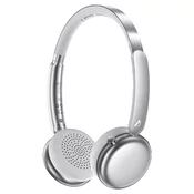 Brezžične Over-Ear Bluetooth slušalke Acefast H8 z ANC tehnologijo in modernim izgledom iz nerjavečega jekla - srebrne