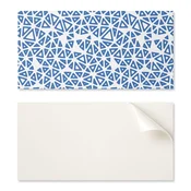 shumee Komplet samolepilnih PVC ploščic z abstraktnim trikotnim vzorcem 6x60x30 cm