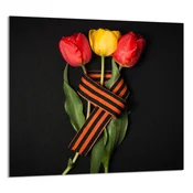 shumee STEKLENA PLOŠČA ZA KUHINJO 65x60 Roses