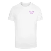 Mister Tee Majica Yokohama Race neonsko lila/bela