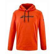 Moški pulover Babolat  Exercise Hood Sweat Men Fiesta Red L