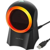 Stacionarni čitalnik črtnih kod in QR kod Qoltec | 1D 2D | USB