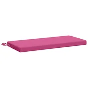 Vidaxl Blazina za klop SOEST 100% poliester Roza 60 x 40 x 5 cm