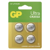 Baterija GP Ultra litijska CR2032 4 blister 4/1