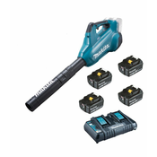 MAKITA DUB362PG4 Akumulatorski puhalnik 18V+18V (Set - 4x 6Ah akumulator + Hitri polnilnik)