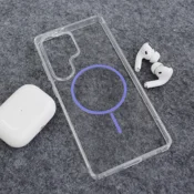 Maska Mag Case Clear Slim za Samsung S25 Ultra/ S938B ljubicasta
