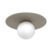 Stropna svetilka FLAT 1xE27/15W/230V O 35 cm bež