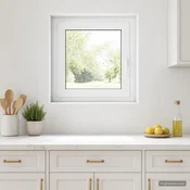 vidaXL Okno za klet RISOR 70 x 70 cm PVC in steklo