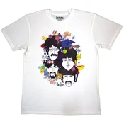 The Beatles Yellow Submarine Heads Collage/ATN (Back Print) White XL Majica