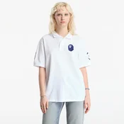 Majice A Bathing Ape Large Ape Head Relaxed Fit Polo UNISEX White M