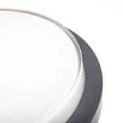 LED-stenna svetilka CMD 9161, senzor gibanja, O26 cm, CCT, IP54 - Sodobni - antracit, bela - Aluminij