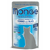 Monge | Natural za odrasle mačke s tunino in sardonom