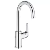 GROHE enoročna armatura za umivalnik BAUFLOW z zgornjim delom sifona (23753000)
