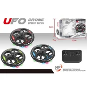 shumee R/C UFO dron 3 barve 35x7x22cm barvna škatla 6929