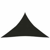 Jedro za zaštitu od sunca 160 g/m2 crno 3,5 x 3,5 x 4,9 m HDPE