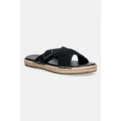 Tommy Hilfiger natikači moški semiševi FLEX JUTTE BUCKLE SDE SANDAL