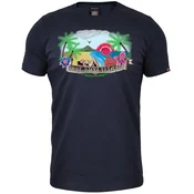 011Shop Muška majica kratkih rukava Picke,plaža,tetovaža, Teget