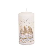 eoshop Sveča ŠKRATKI VALJ Božič d7x14cm