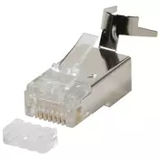 RJ45 konektor za Cat6, Cat6A, Cat7, Cat7A kabele, oklopljeni, 10 kom/pakiranje MP0030