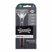 Wilkinson Sword Quattro Essential 4 Vintage Edition aparat za brijanje s cetiri zamjenske glave 1 kom