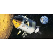 SET Vesoljsko plovilo Apollo 11 s polno notranjostjo