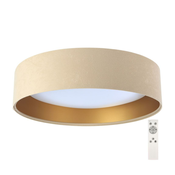 LED stropno svetlo SMART GALAXY LED/24W/230V, prigušiva, bež/zlatna + daljinski upravljac