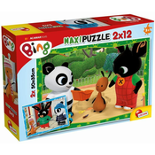 Lisciani BING in njegovi prijatelji - MAXIpuzzle 2x12